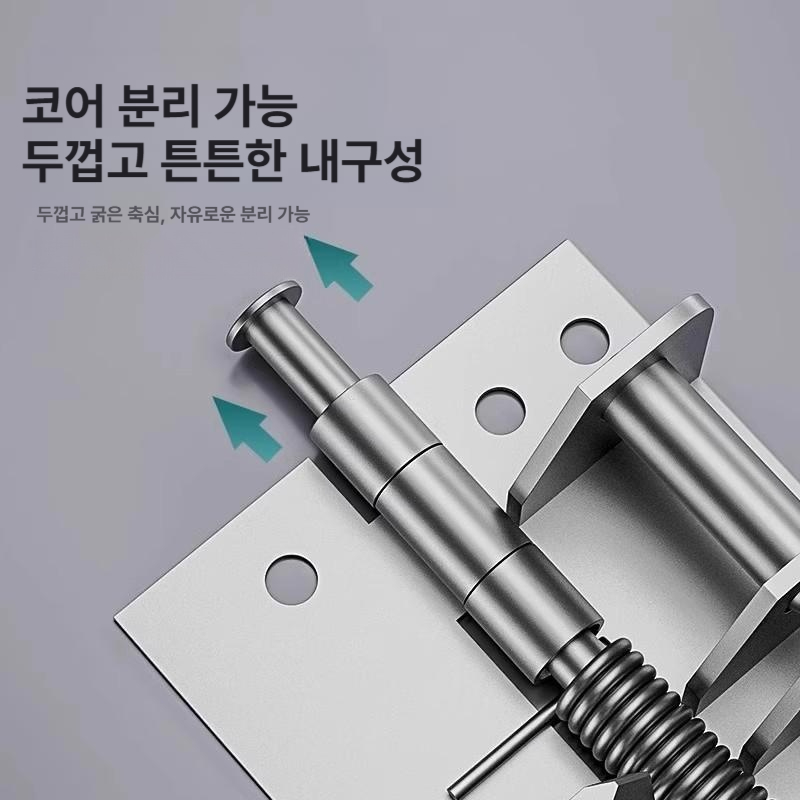 스마트 자동 경첩 도어 클로저 4인치 힌지 싱크대 가구 브라켓 다용도 - 상세 이미지 5