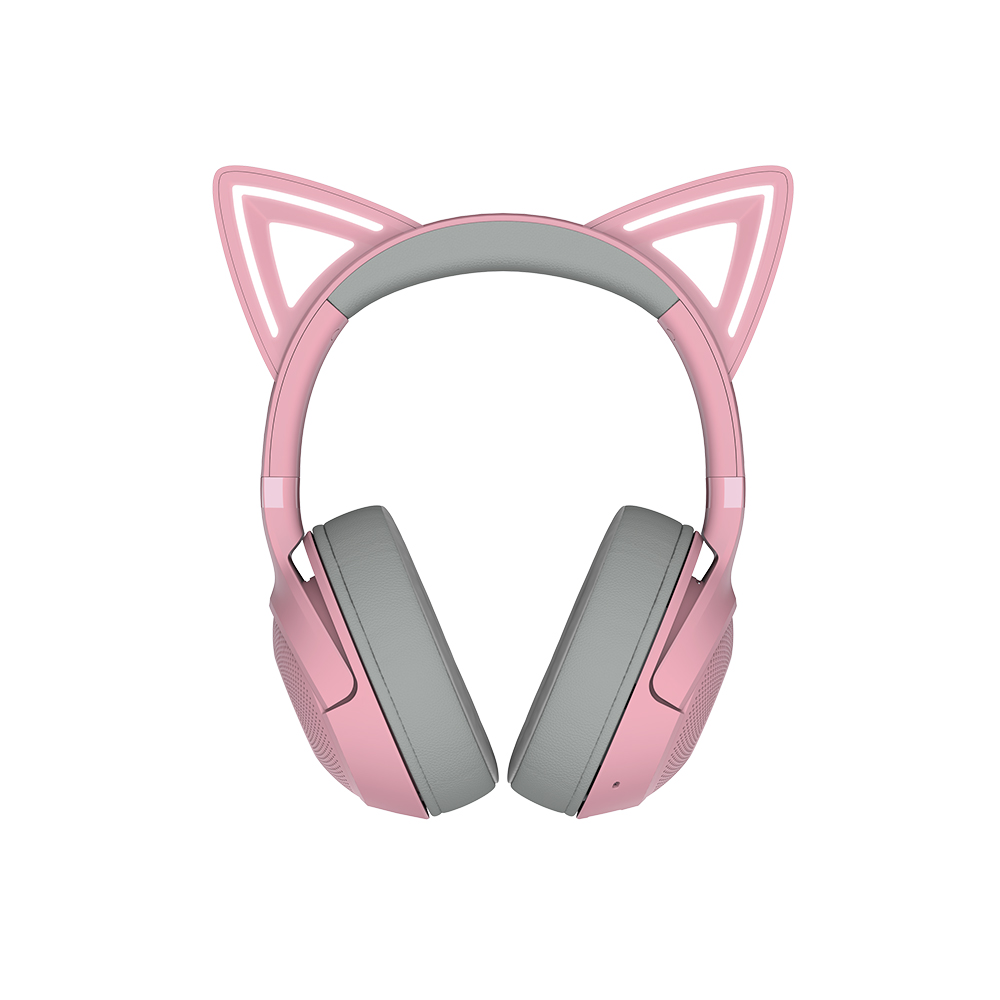 레이저코리아 Kraken Kitty V2 BT 크라켄 키티 무선 헤드셋 핑크 - 상세 이미지 3