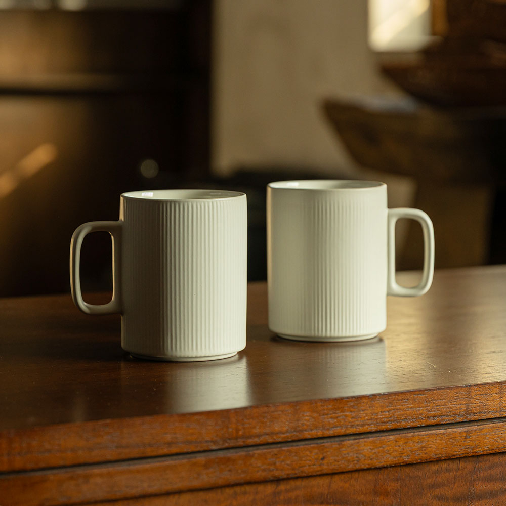 윤도자기 차곡 국산 머그컵 머그잔 홈카페 집들이선물 제품 이미지