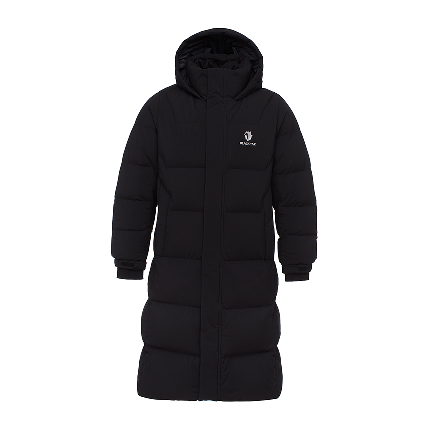 블랙야크 역시즌 공용 롱 패딩 블랙 덕다운 남성 여성 겨울 파카 맥스벤치 다운자켓