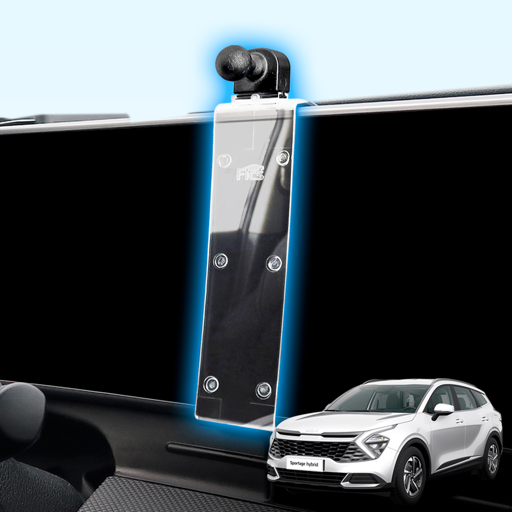 픽스 디 올 뉴 스포티지 5세대 NQ5 페이스리프트 이전(21-24년식) 전용 차량용 핸드폰 거치대 투명 마운트 단일 제품 이미지