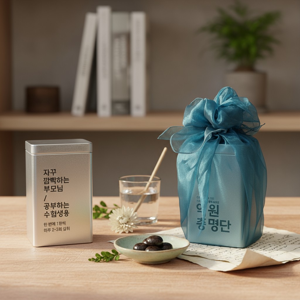 약원총명단 천마 홍삼 당귀 수험생 두뇌기억력 영양제 35개 - 상세 이미지 2