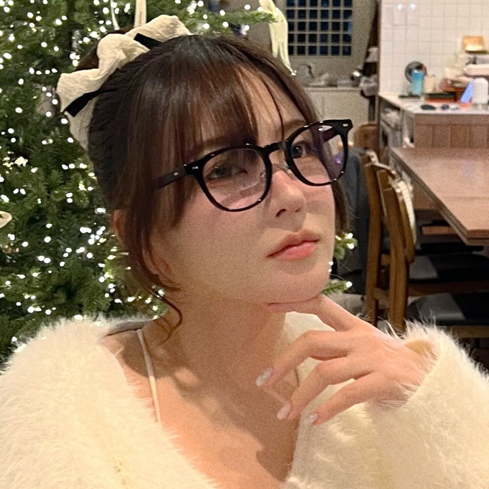 여자 남자 뿔테 안경 스퀘어 데일리 아넬형 빈티지 프레임픽 새턴 C1 - 상세 이미지 5