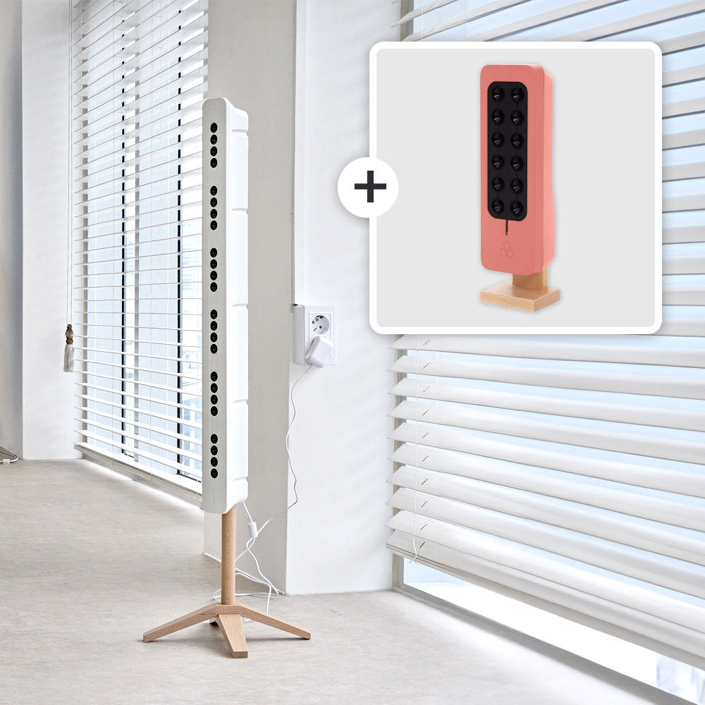 테코야 Home 화이트+Room 세트 공청기 무필터 미세먼지 탈취 새집증후군 가정용