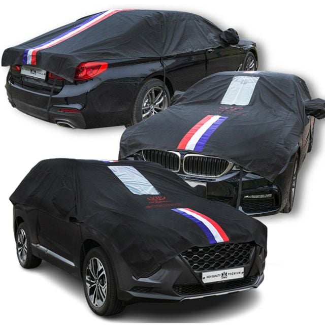 BMW 6시리즈 2호 블랙 자동차커버 하프커버 차량용 - 상품 이미지