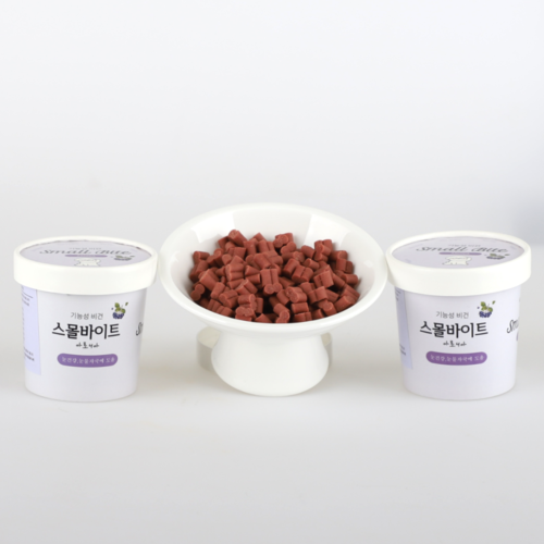 주베베 저알러지 기능성 면역 관절 눈 건강 강아지간식 비건 스몰 바이트 관절건강, 55g, 1개 이미지 3