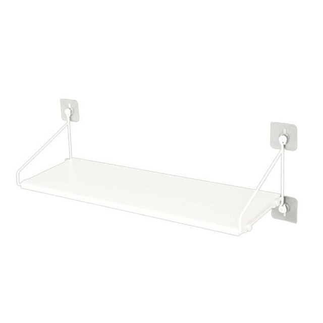셋탑박스 거치대 공유기 와이파이 벽선반 화이트 60cm - 상품 이미지