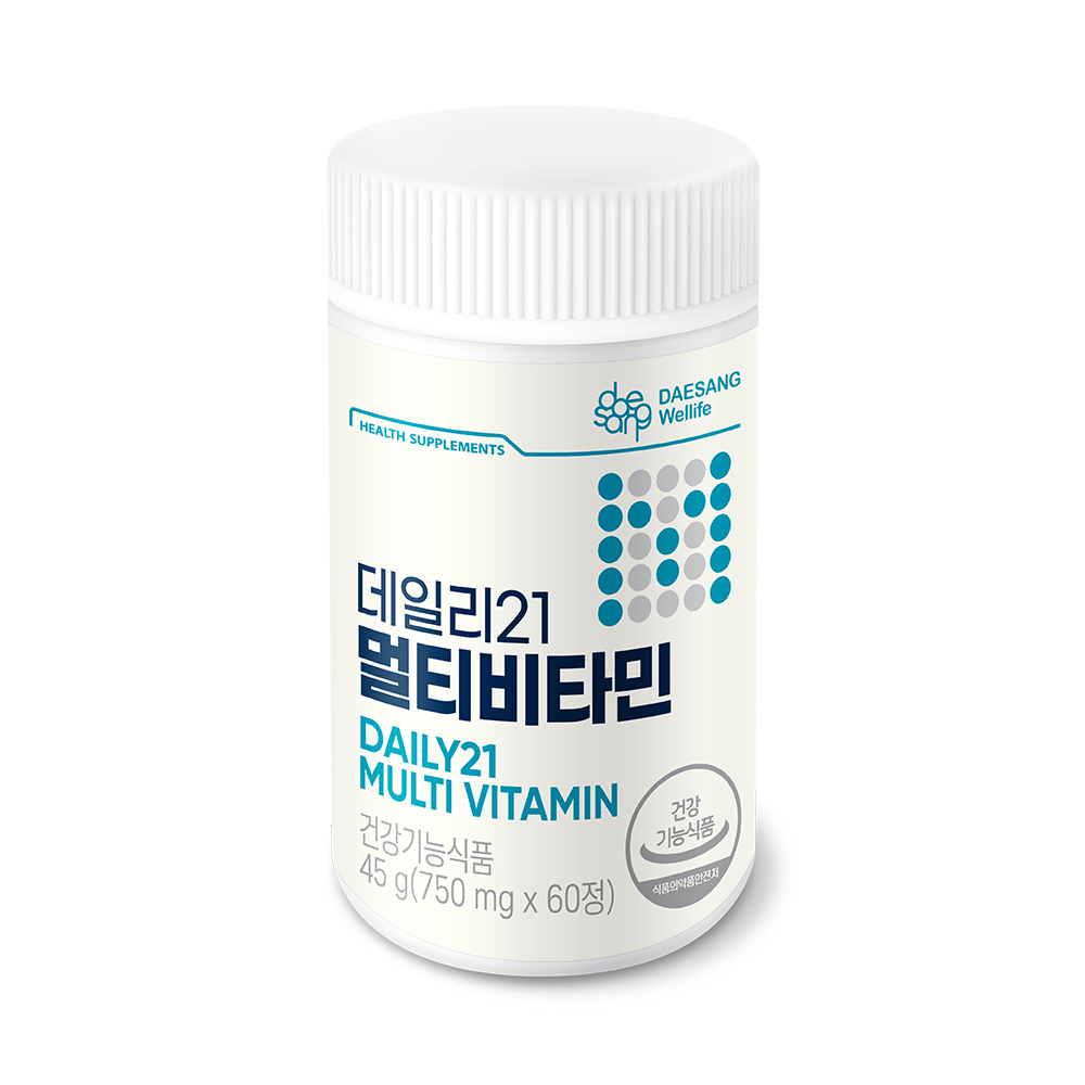 웰라이프 데일리21 멀티비타민 750mg 60정 60일분 - 상세 이미지 4