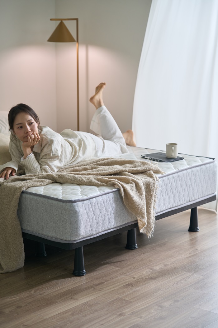 에어온슬립 Air On숨쉬는 플라스틱 받침대 매트리스 침대 깔판 싱글 S 발통20cm