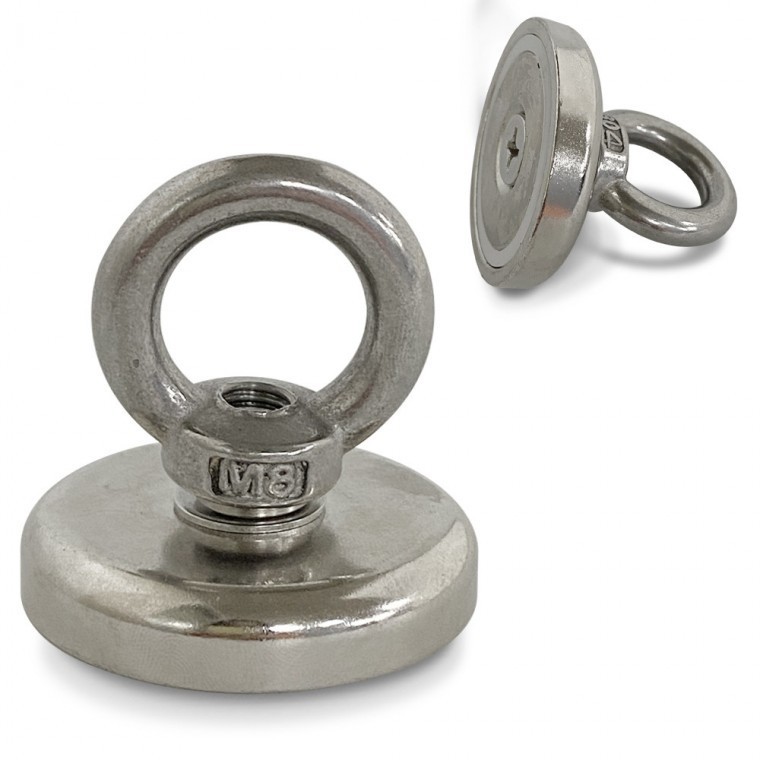 네오디움 고리자석(O형 벌크 M8) 48mm 원형고리 후크 - 상품 이미지