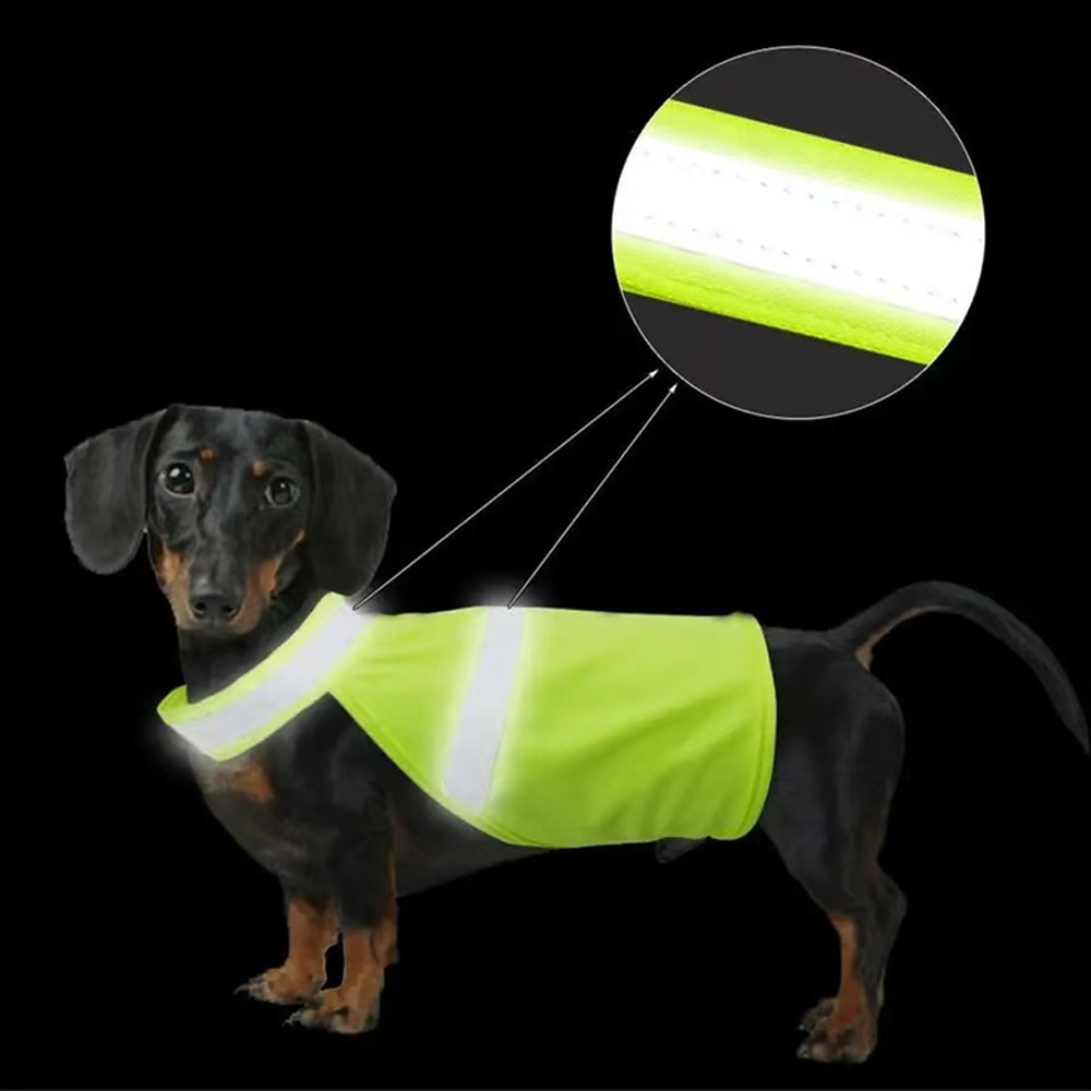 개과천선 네온 안전조끼 강아지옷 고양이옷 외출복