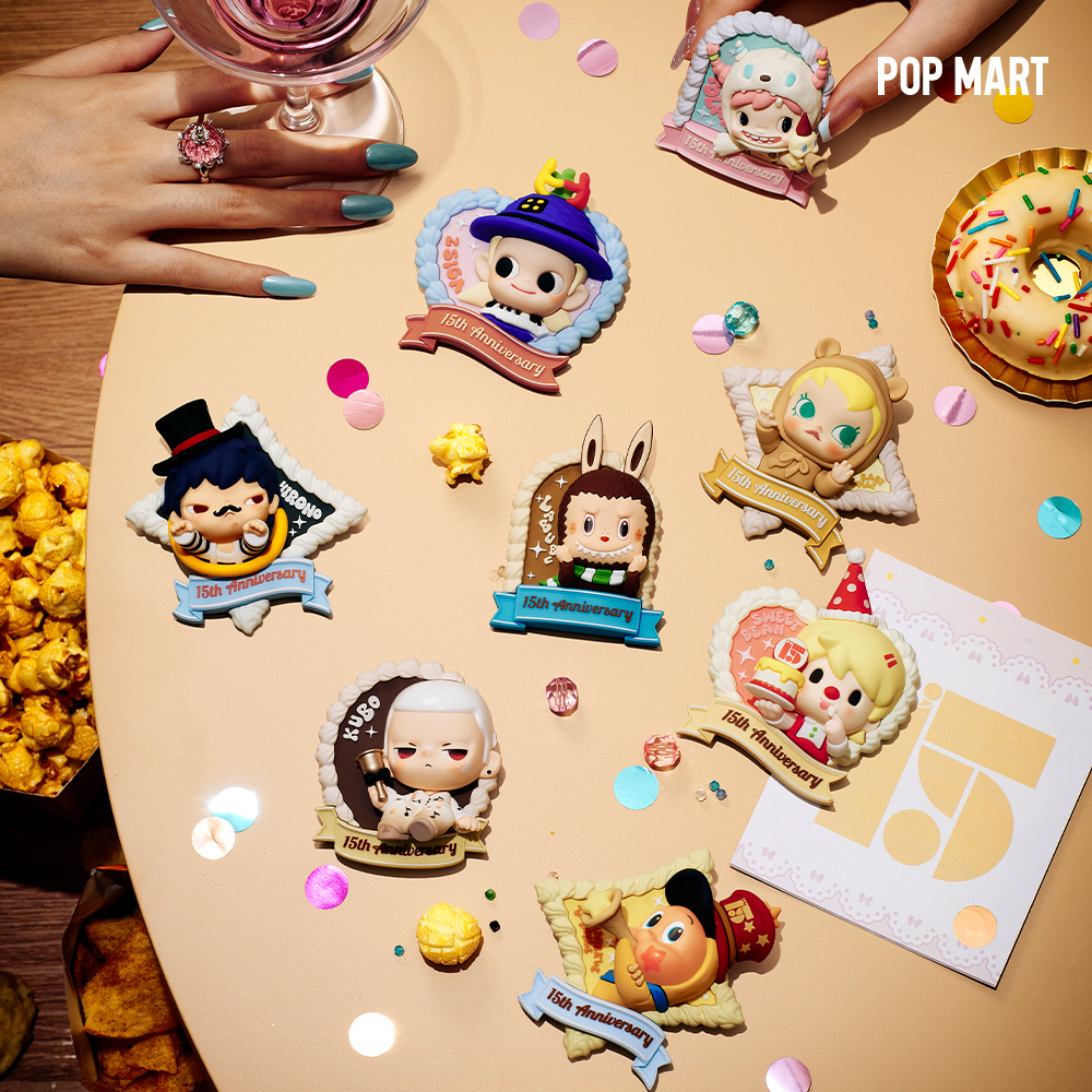 [팝마트] POP MART 15주년 파티 시리즈 마그넷 - 상세 이미지 2