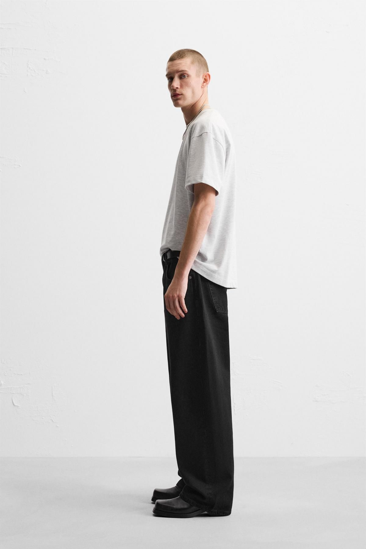자라 한정판 배기핏 진 3991/404 BLACK - 상세 이미지 4