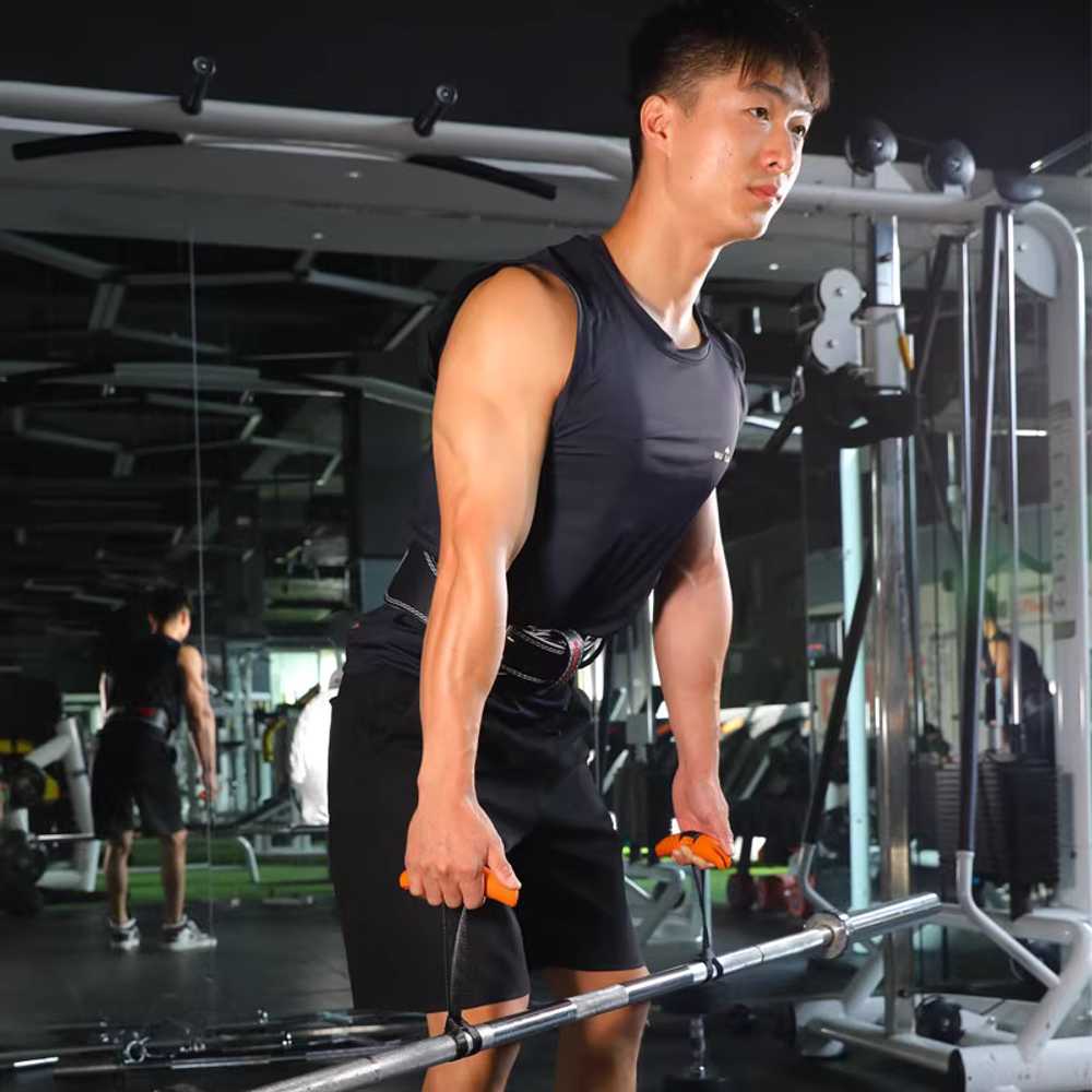 모스트그립 헬스그립 손잡이 렛풀다운 핸들 로프바 오렌지 - 상세 이미지 3