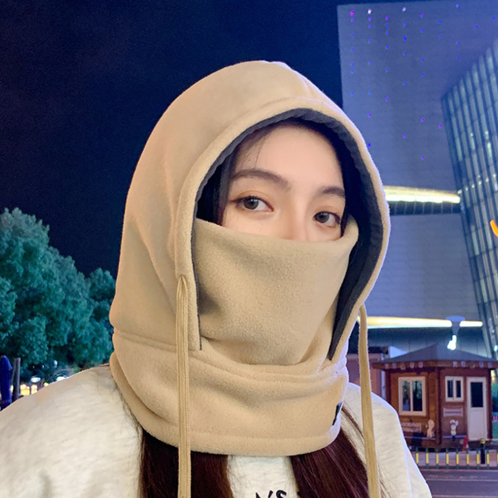 겨울 테니스 바라클라바 마스크 폴라폴리스 후리스 남녀공용 방한용품 - 상세 이미지 2