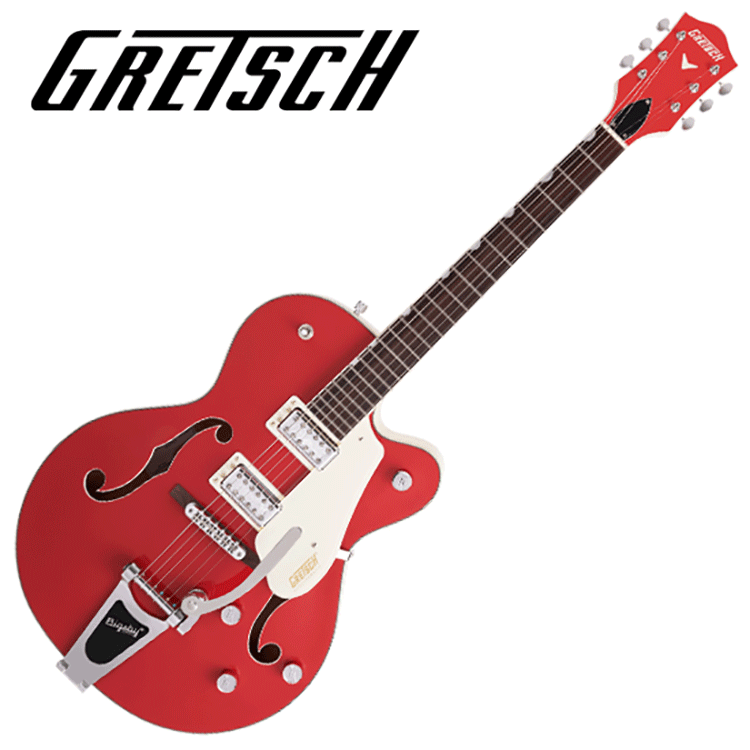 Gretsch G5410T LTD Tri-Five / 그레치 싱글컷 할로우 바디 리미티드에디션 - 2Tone Fiesta Red and Vintage White - 상품 이미지
