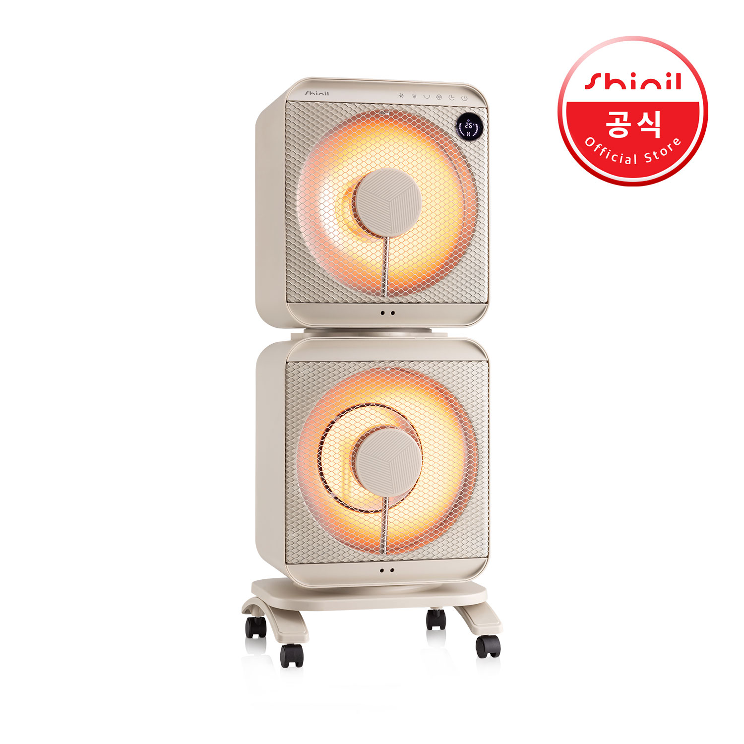 신일전기히터 에코팬큐브 히터 하이라이트 전기난로 사무실 업소용 스토브 난방기