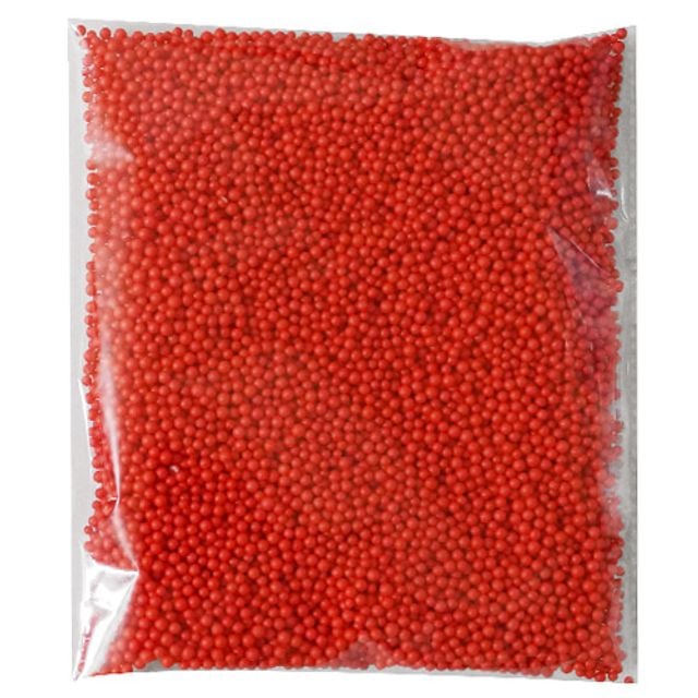 스치로폼공(빨강)소 2mm~3mm 20봉 - 상품 이미지