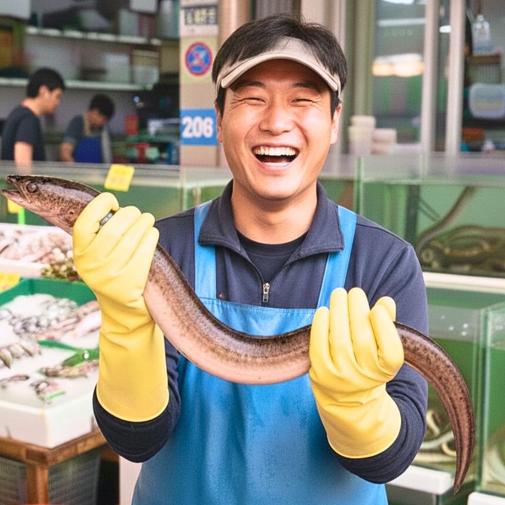 바다장어 장어직판 바닷장어 붕장어샤브샤브 1키로 - 메인 이미지