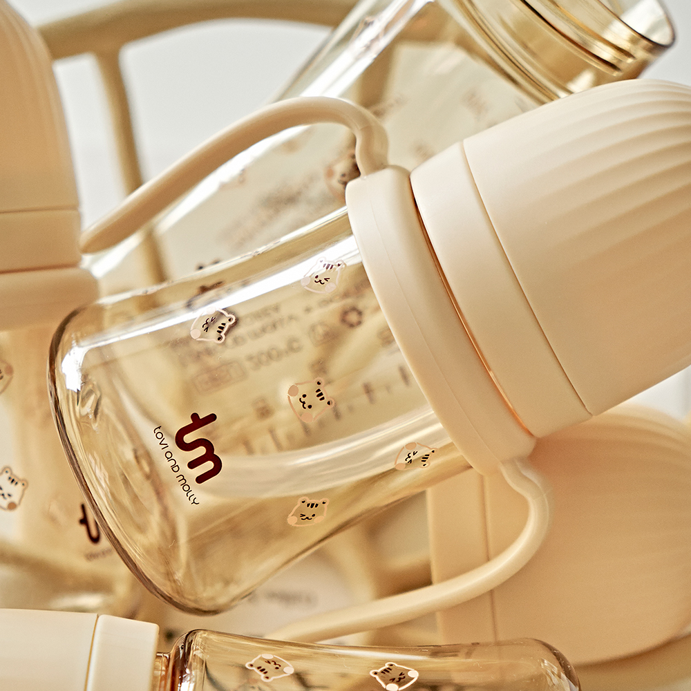 [토비앤몰리] 새지 않는 아기 유아 물병 어린이집 자기주도 이유식 빨대컵 180ml 280ml