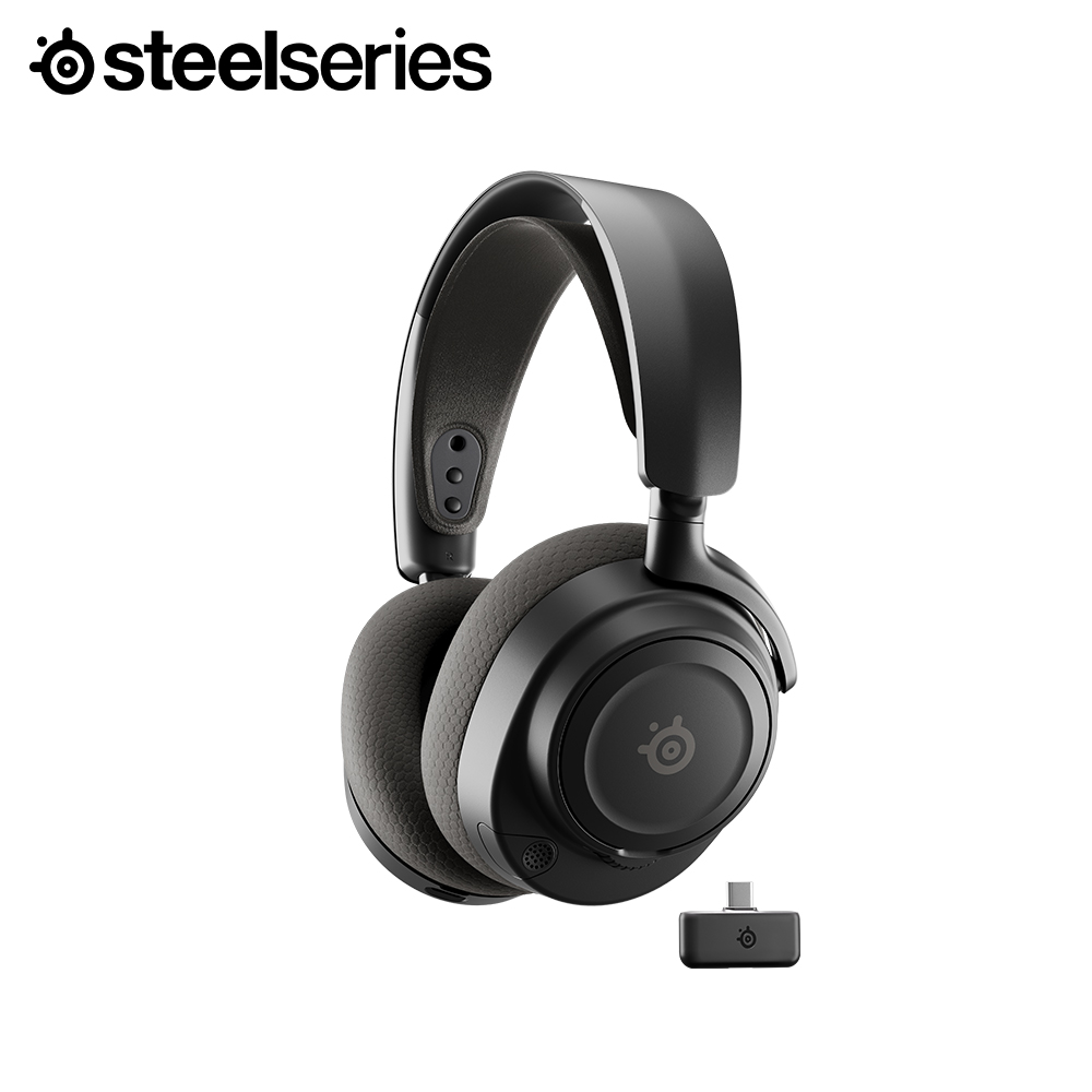 스틸시리즈 Arctis Nova 7 Gen2 듀얼 무선 게이밍 헤드셋 블랙 제품 이미지