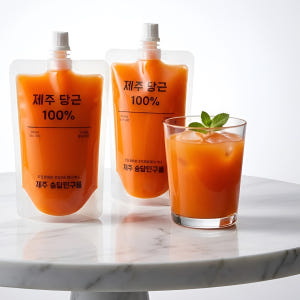 제주 송당친구들 제주 구좌 당근주스 100% 착즙 주스 다이어트 아침대용 맛있게 먹은 솔직 후기 - 상품 이미지 1