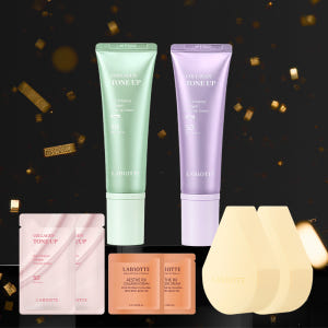 스킨 인핸서 콜라겐 톤 업 크림 40ml X 2개 + 엣지핏 스펀지 X ... 솔직 후기 | 피부 타입별 분석 - 상품 이미지 1