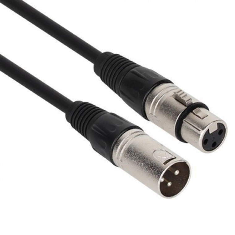 NETmate NMC XLR01F XLR 캐논 마이크 연장 케이블 1m - 상품 이미지