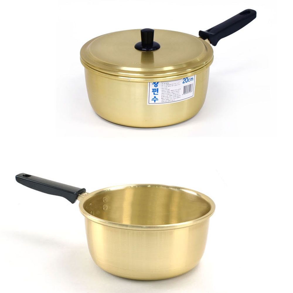 손잡이 양은냄비 찌개냄비 라면냄비 16x7.7cm 4호 - 메인 이미지