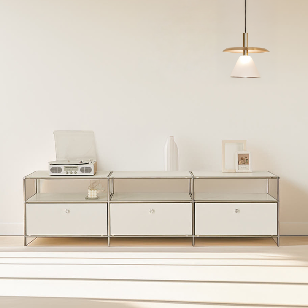 세라썸 미드센츄리 모듈 거실장 티비서랍장 tv장식장 낮은