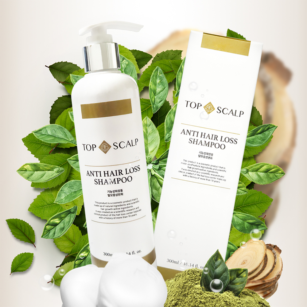 탑스칼프 여성 탈모 방지 샴푸 300ml 남자 탈모 완화 샴푸 - 상품 이미지