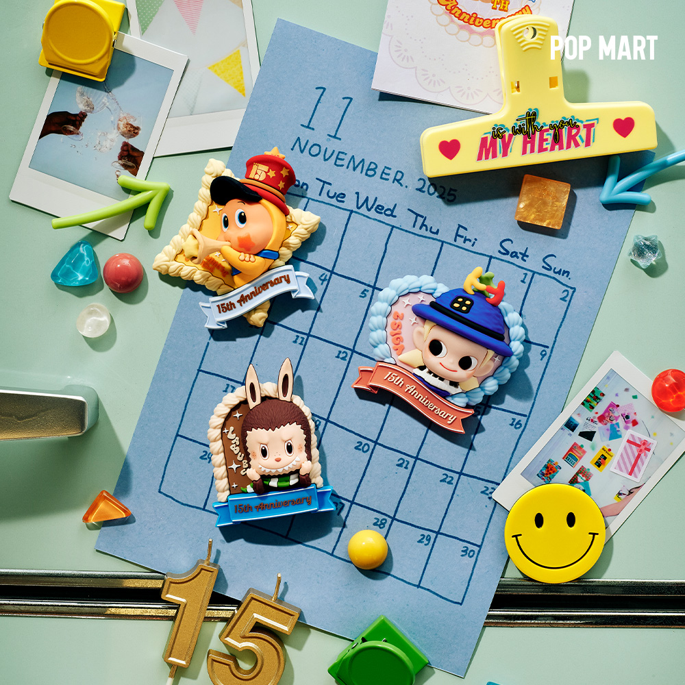 [팝마트] POP MART 15주년 파티 시리즈 마그넷 - 상세 이미지 4