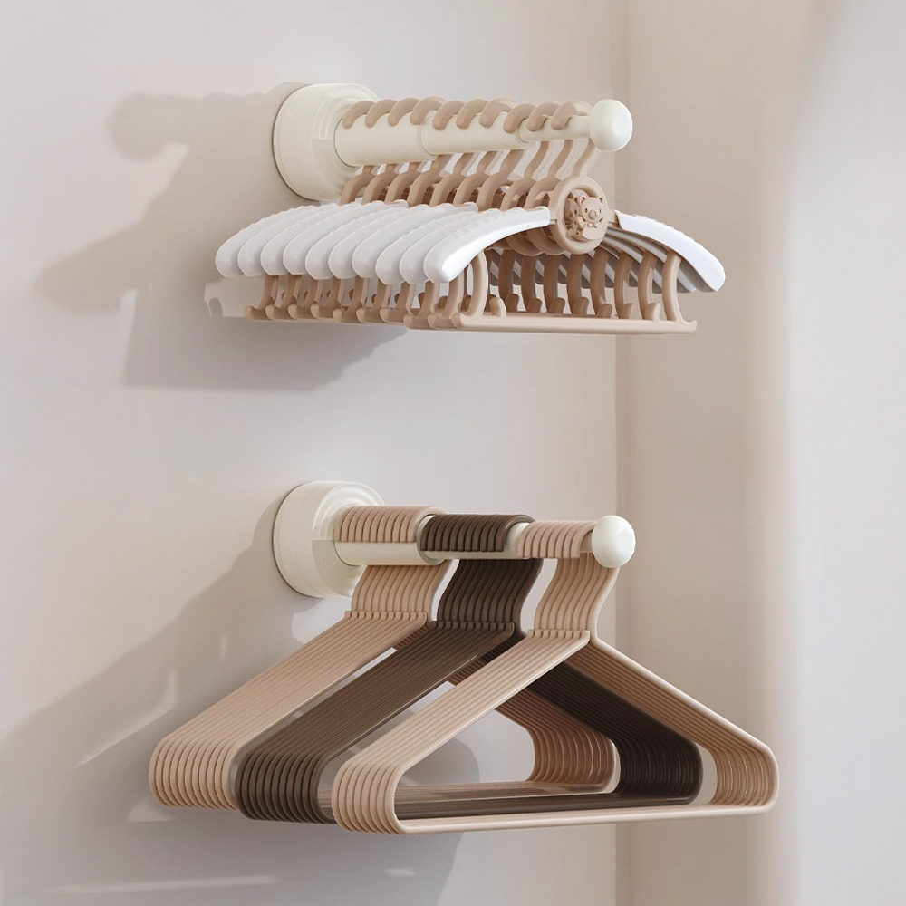 살림살림 무타공 접이식 공간창출 틈새 행거 옷걸이 거치대