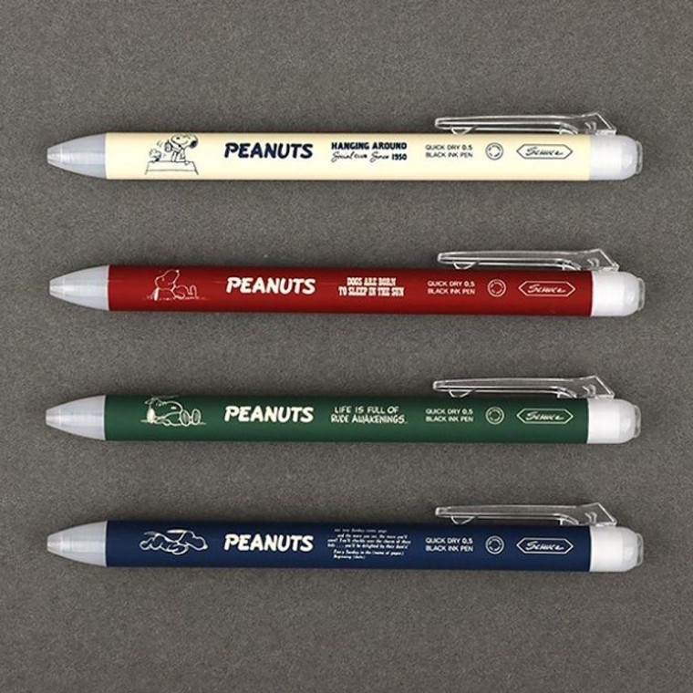 0.5mm 4P 퀵드라이 75주년 필기구 볼펜 - 상품 이미지