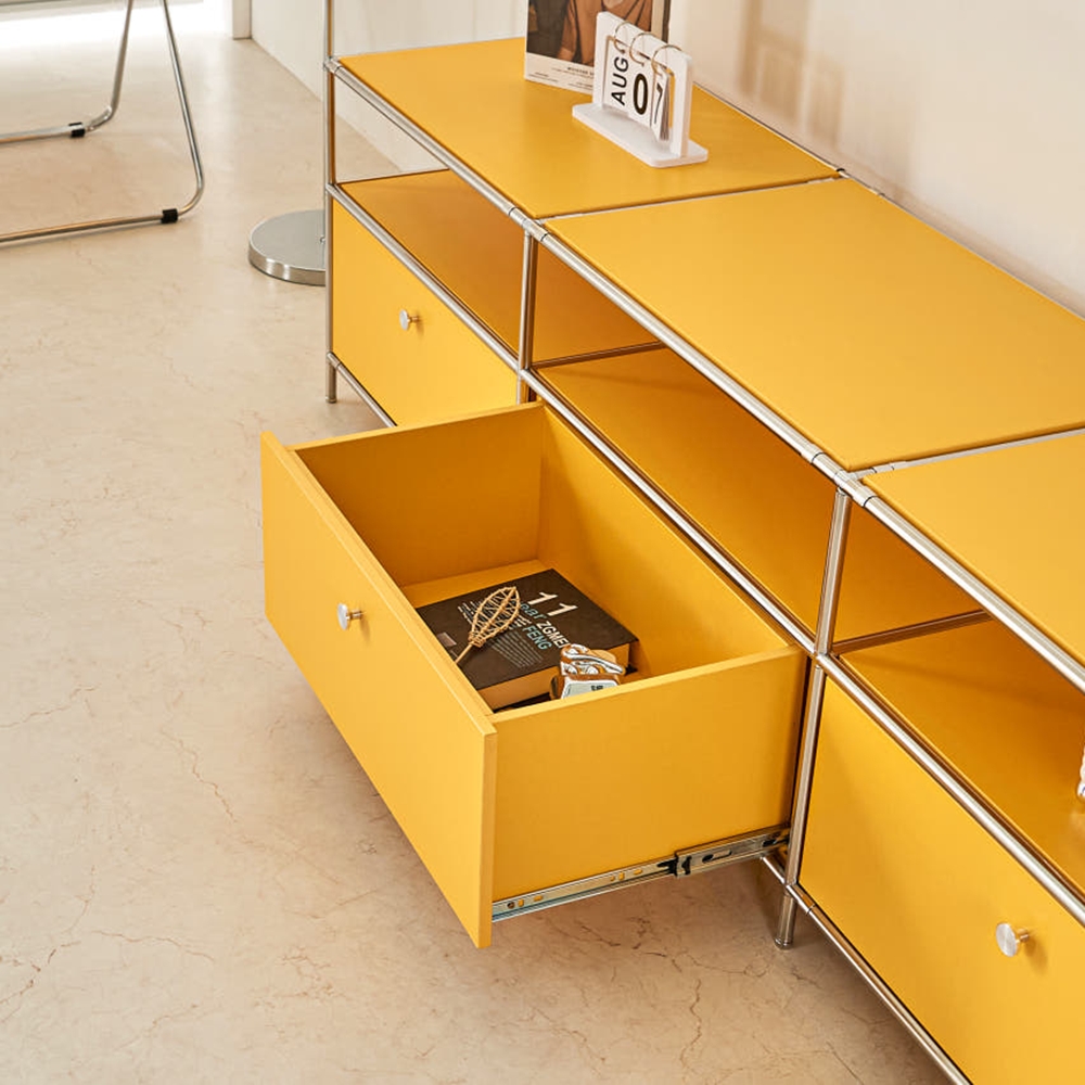 세라썸 미드센츄리 모듈 거실장 티비서랍장 tv장식장 낮은