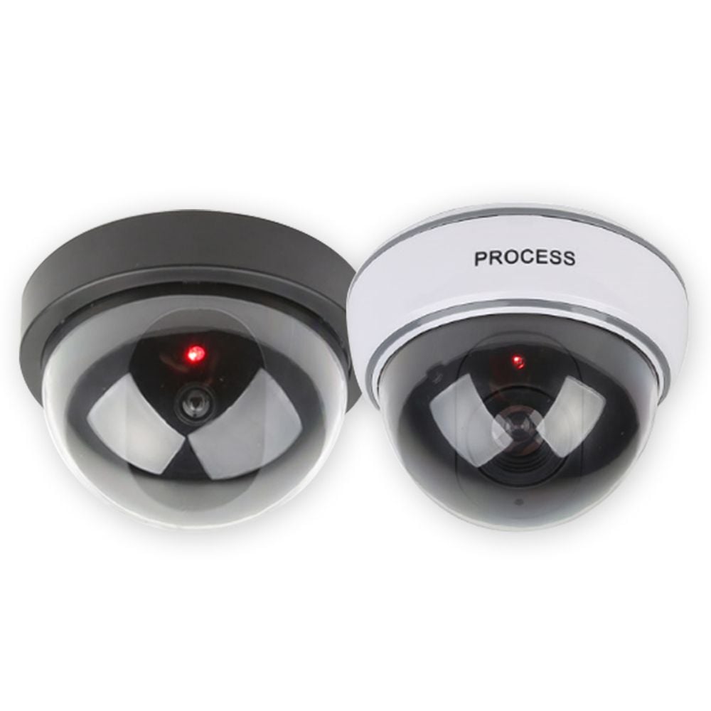 모션인식 모형 가짜 CCTV 감시 카메라 모형2종 LX103-2(화이트) - 메인 이미지