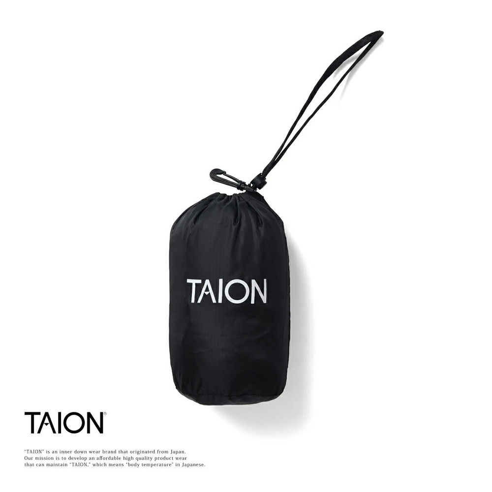 타이온 여성 베이직 경량 브이넥 다운베스트 패딩조끼 TAION-W004 블랙 M - 상세 이미지 5