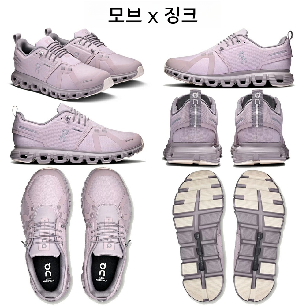 온 클라우드6 WP 여성 스니커즈 런닝화 트레일 운동화 블랙/블랙 23.5cm US6.5 - 상세 이미지 2