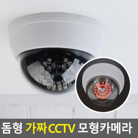 LED 돔형 가짜CCTV 모형카메라
