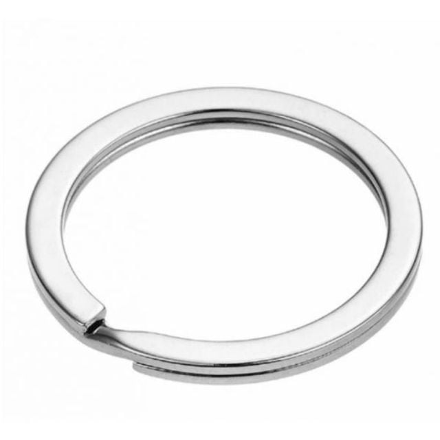 키링 10개 2.0x28mm 스틸 열쇠 고리 라운드 키체인 2.0x28mm10개 BL09334 - 메인 이미지