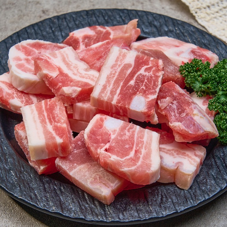 한돈 냉동 한입 오겹살 500g - 상품 이미지