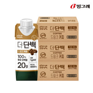 빙그레 더단백 드링크 단백질음료 커피, 250ml, 54개 맛있게 먹은 솔직 후기 - 상품 이미지 1