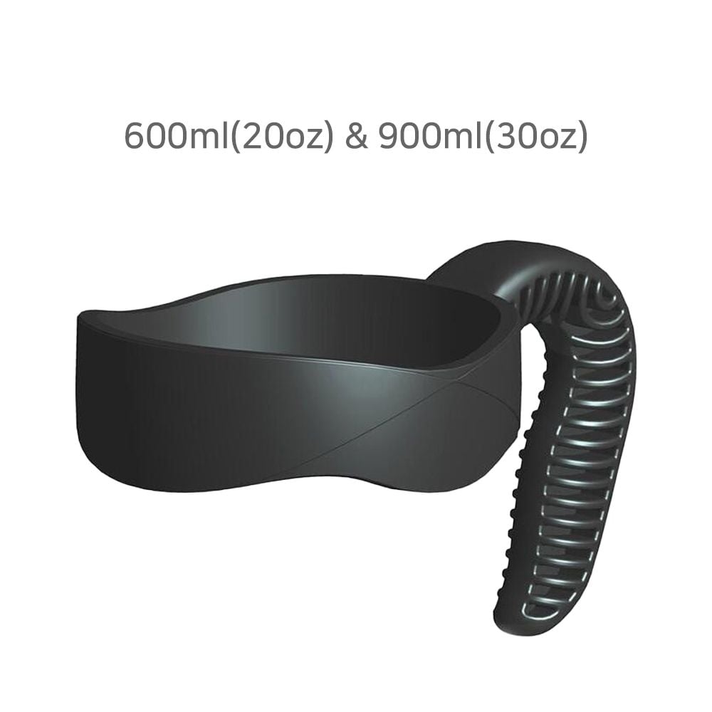 스텐 텀블러 블랙 손잡이 600ml 20oz - 상품 이미지