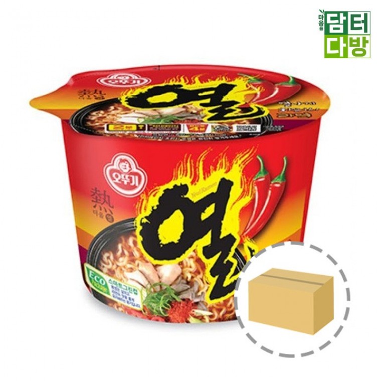 오뚜기 열라면 큰컵 1BOX (12컵) - 상품 이미지