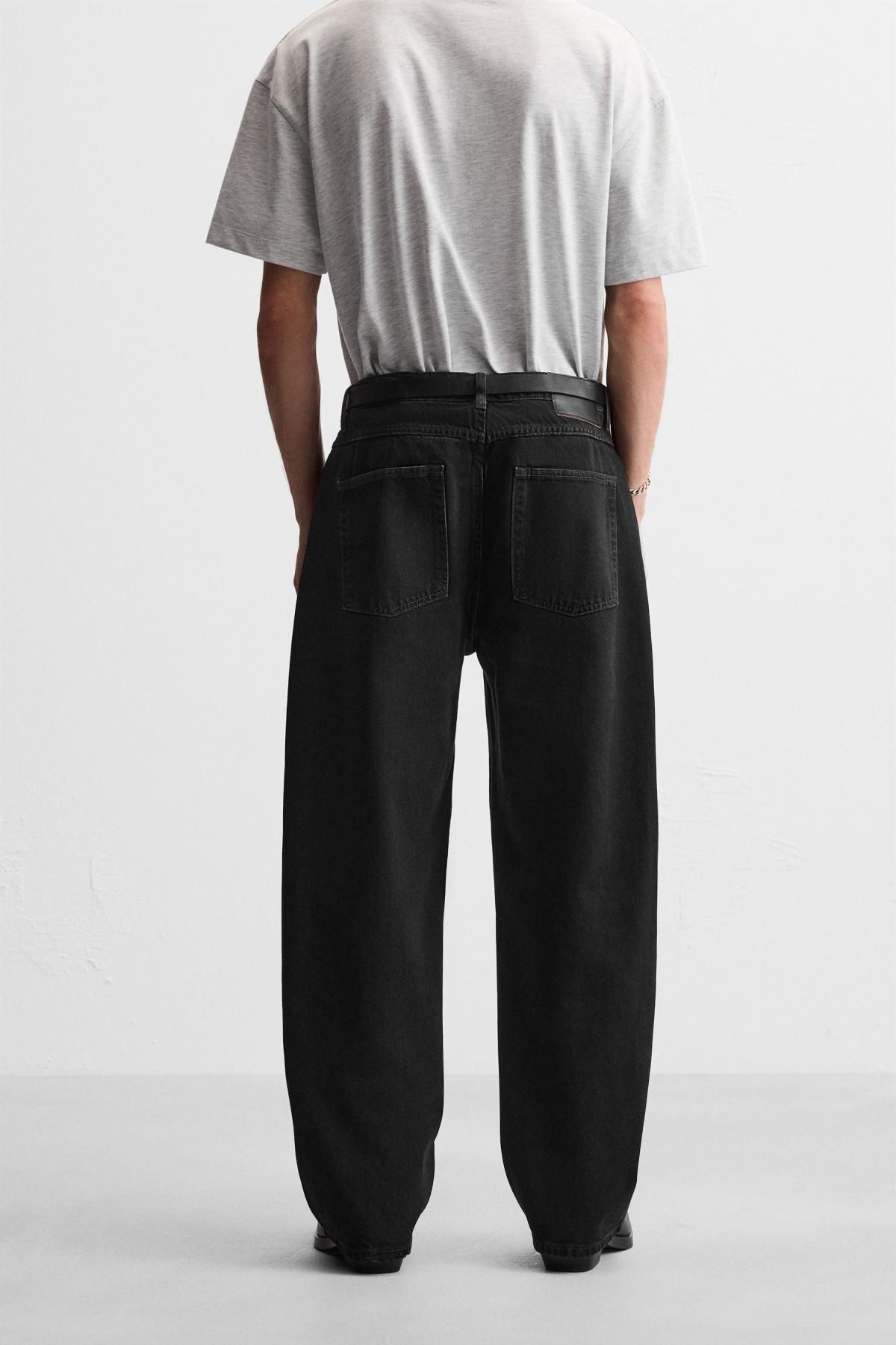 자라 한정판 배기핏 진 3991/404 BLACK - 상세 이미지 3