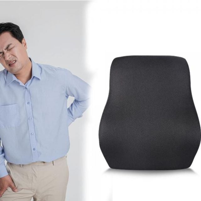 의자등받이 등받이쿠션 허리받침 메모리폼 사무용 - 상품 이미지