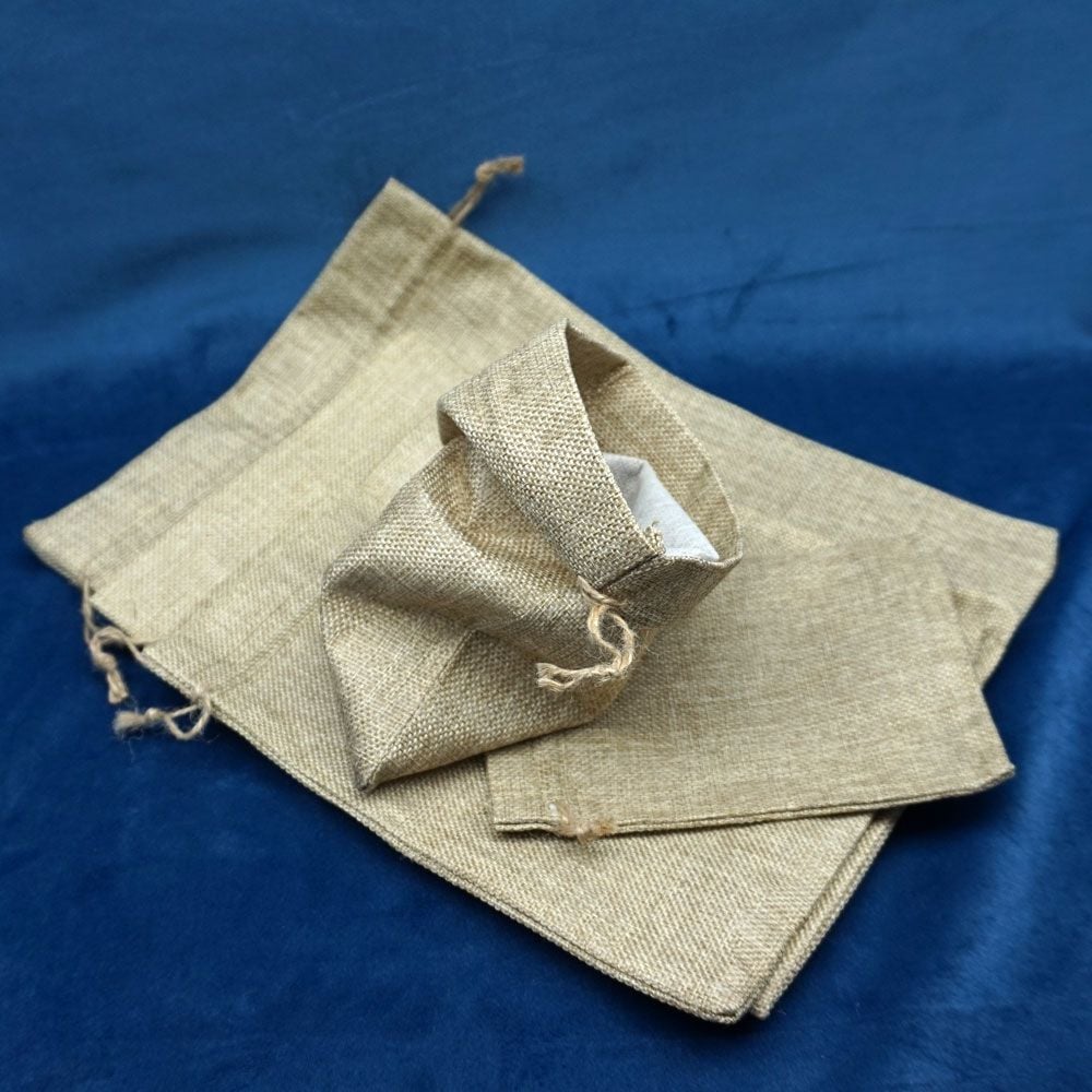 마대 자루 주머니-화분 소품 커버 20x24cm - 상품 이미지