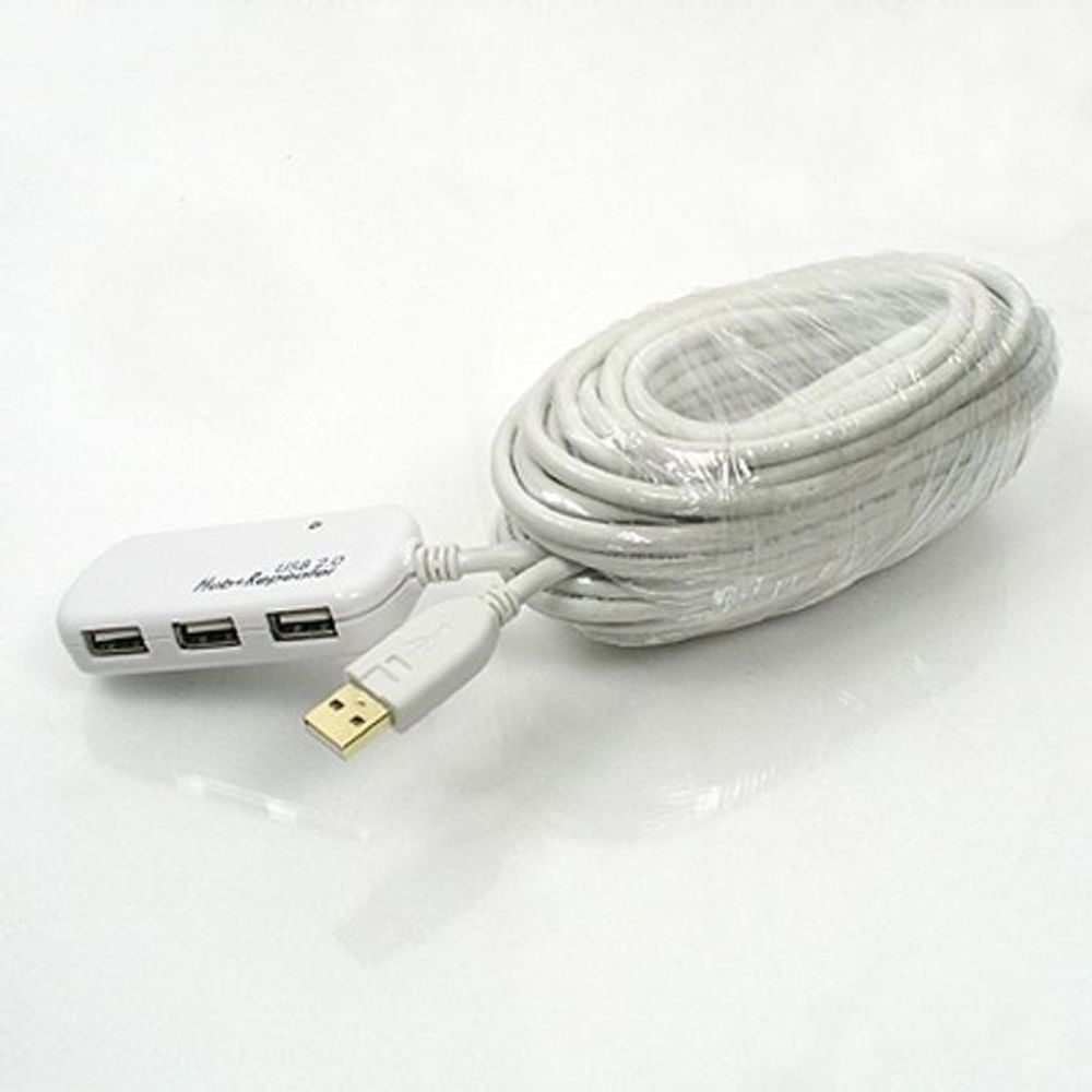 USB 리피터 USB 4포트 허브 연장선 분배선 - 상품 이미지