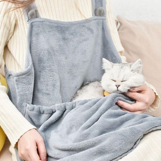 강아지 베이직 PET 고양이 그루밍 앞치마 캥거루 포대 - 상품 이미지