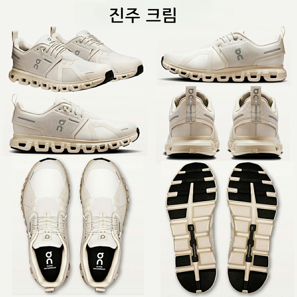 온 클라우드6 WP 여성 스니커즈 런닝화 트레일 운동화 블랙/블랙 23.5cm US6.5 - 상세 이미지 4